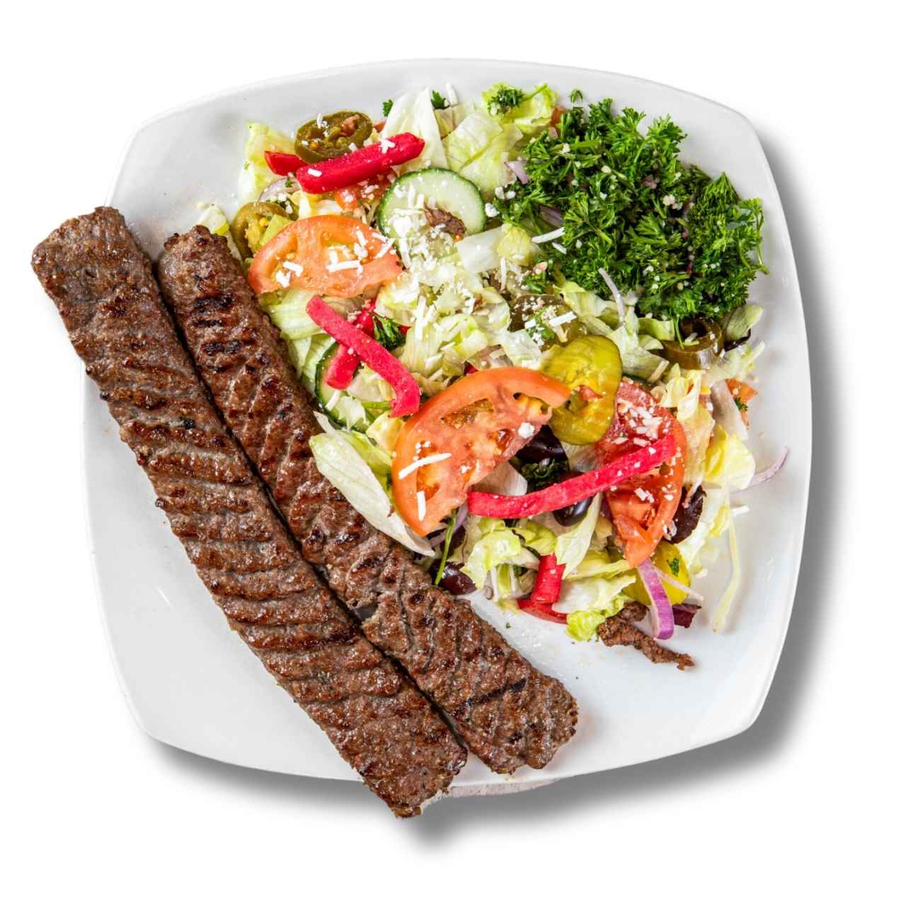 Beef Kabob Salad(1 Skewer)