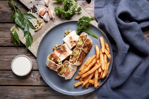 Falafel Wrap Bites