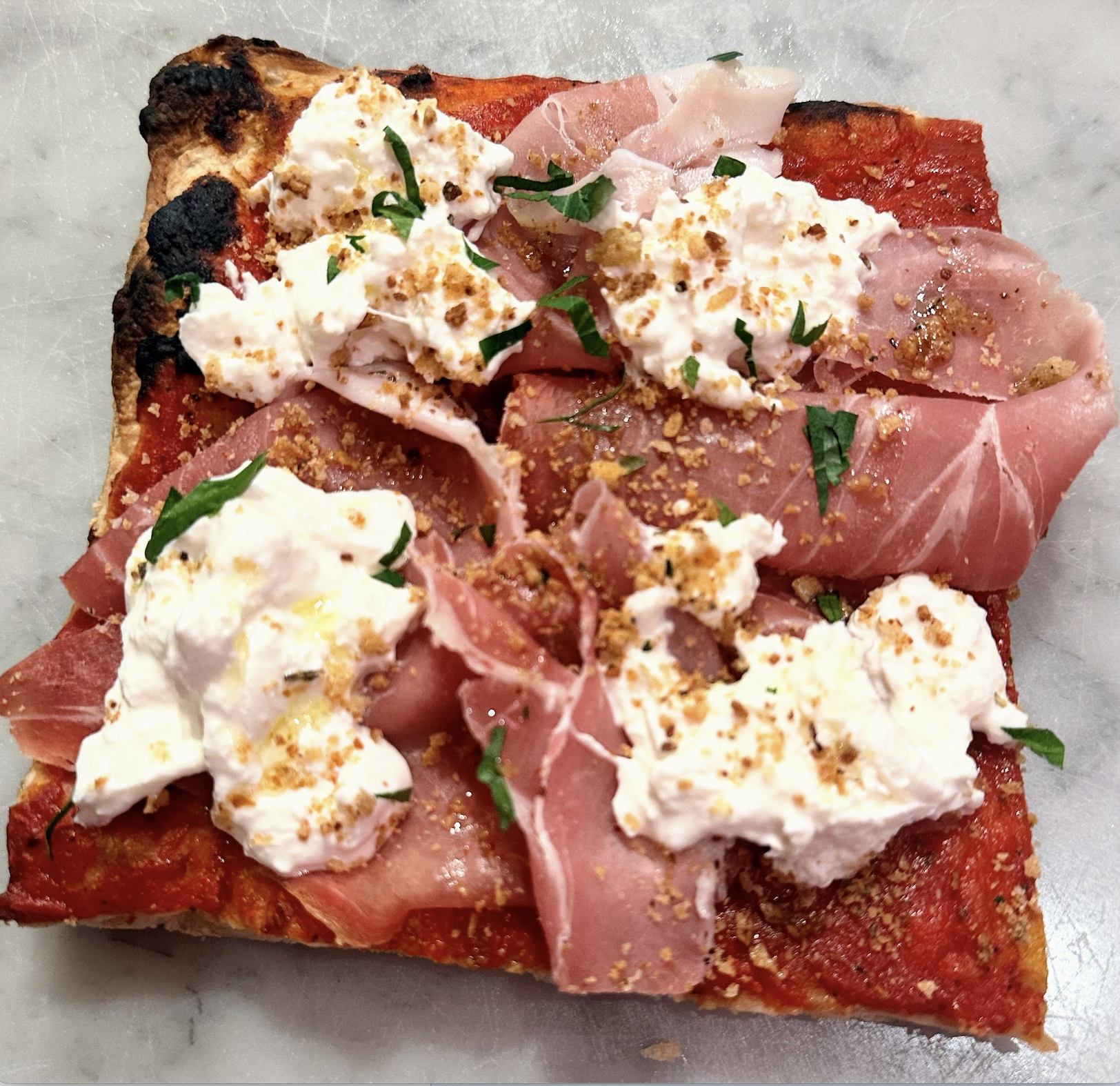 BurraProsciutto Slice