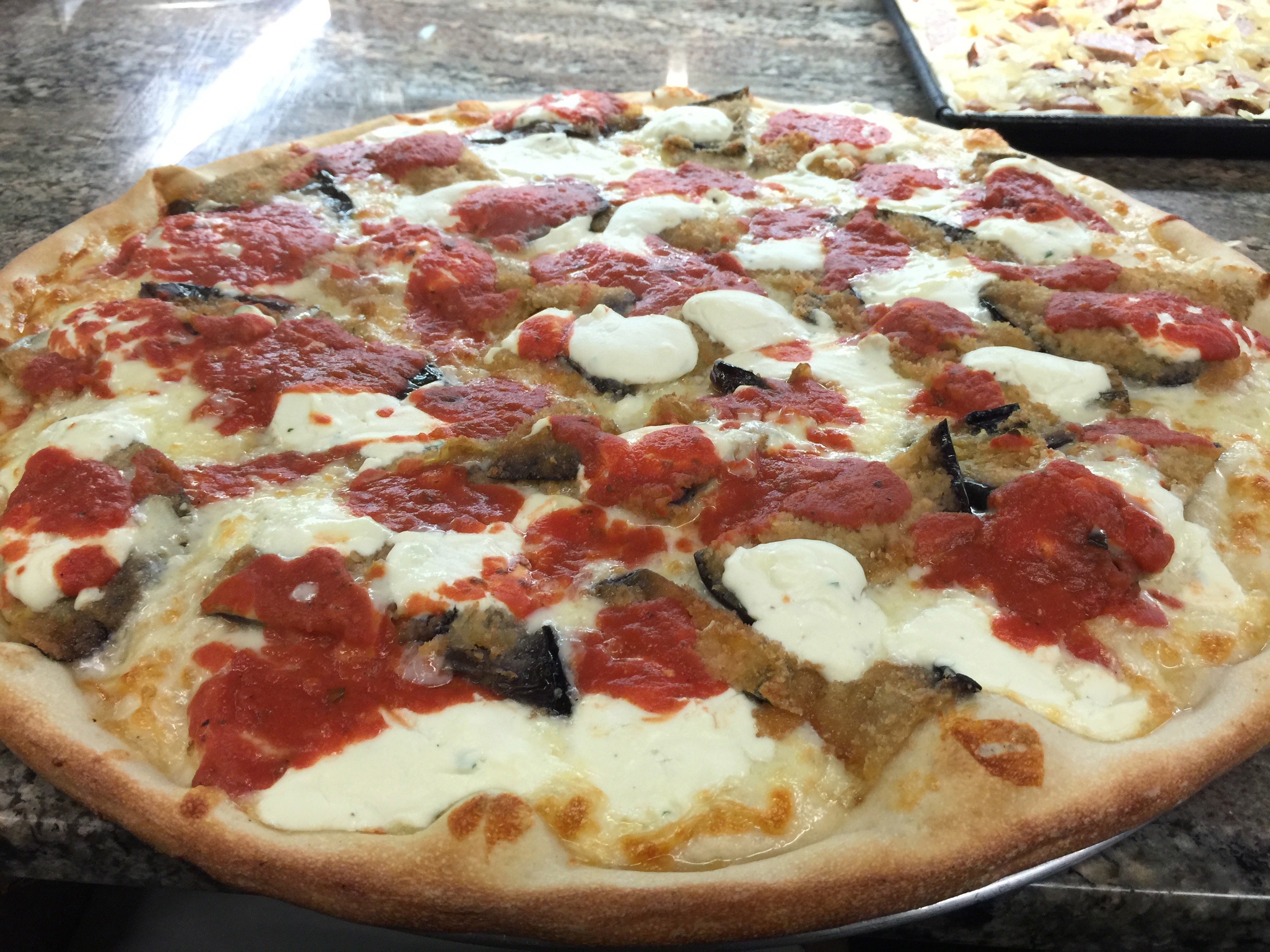 Eggplant and Ricotta Pie   - 18" Round Pie