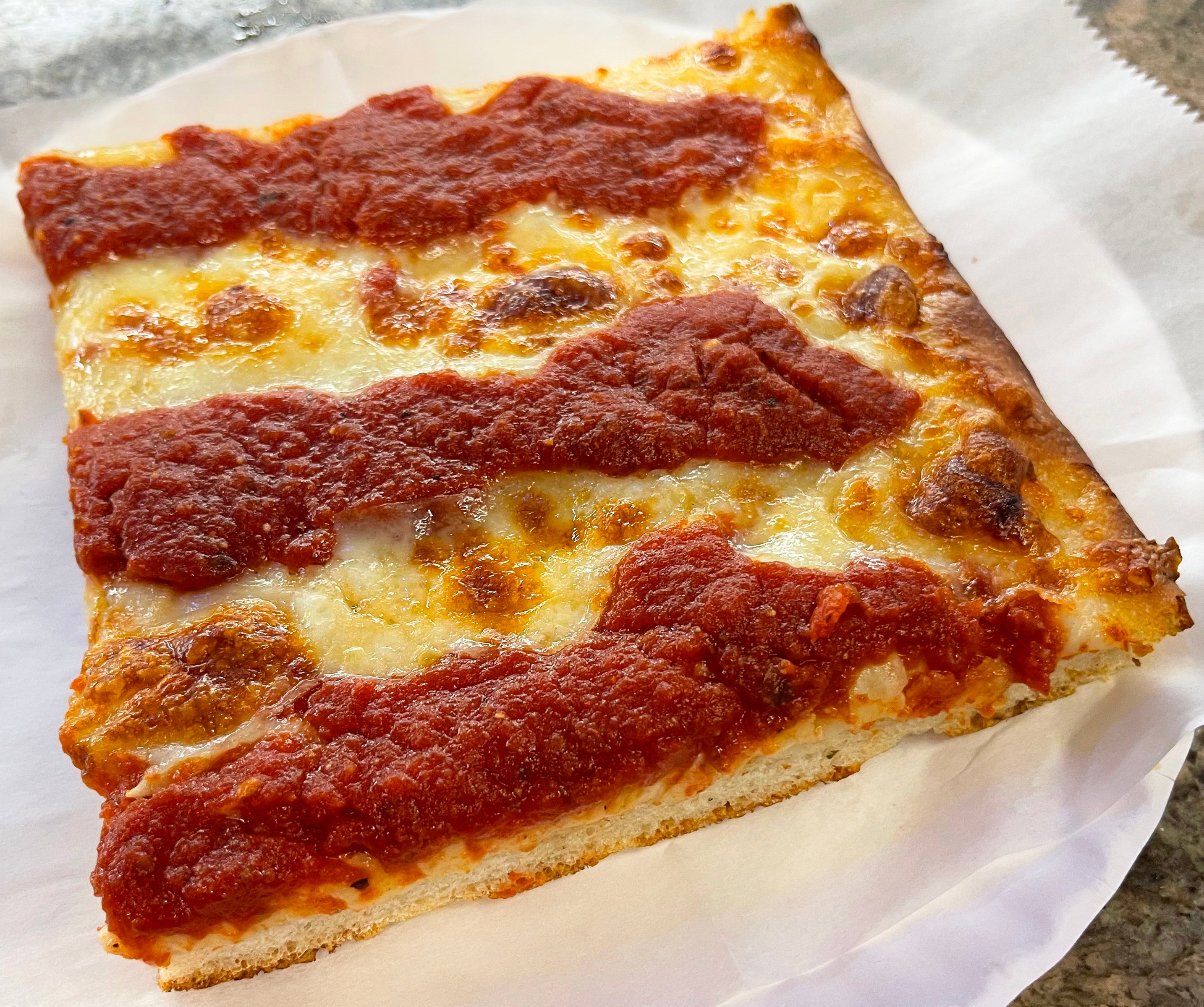 Classic Cheese Focaccia Slice