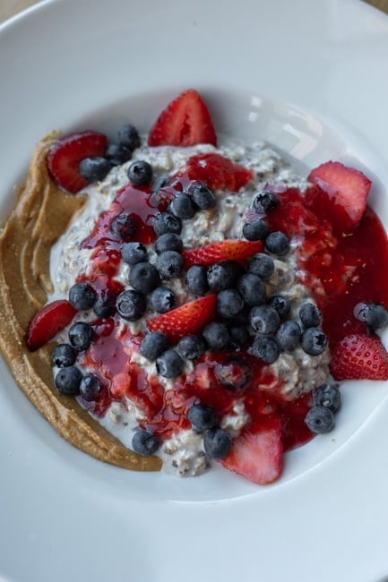 PB&J Oat Bowl