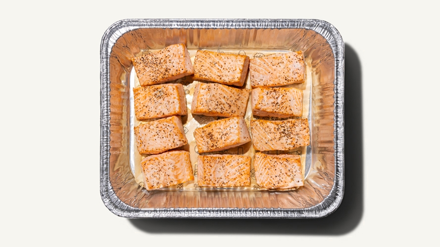 Roasted Salmon w/ Green Goddess Sauce GF