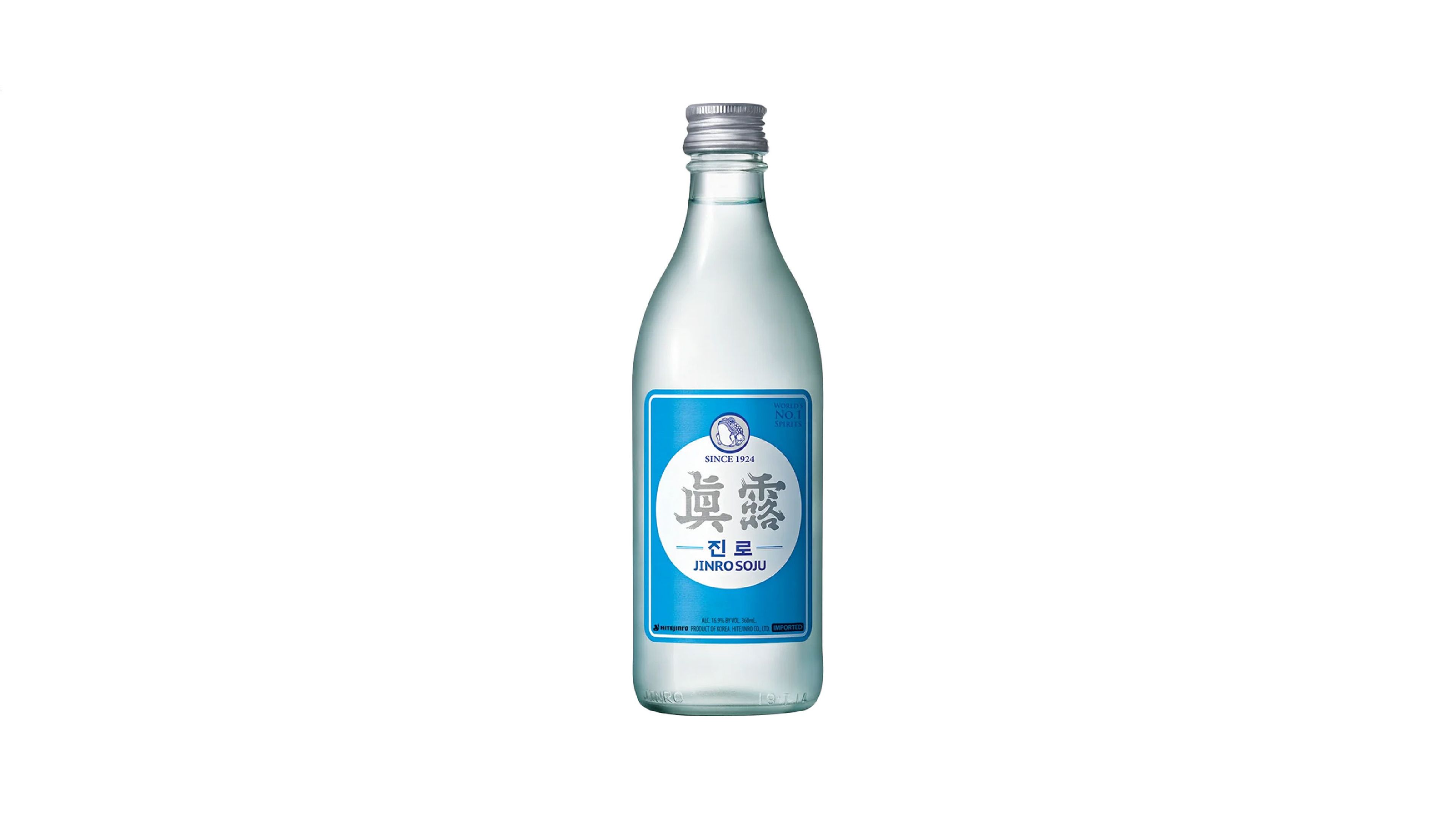 Jinro is back, 360mL Soju (16.9% ABV)