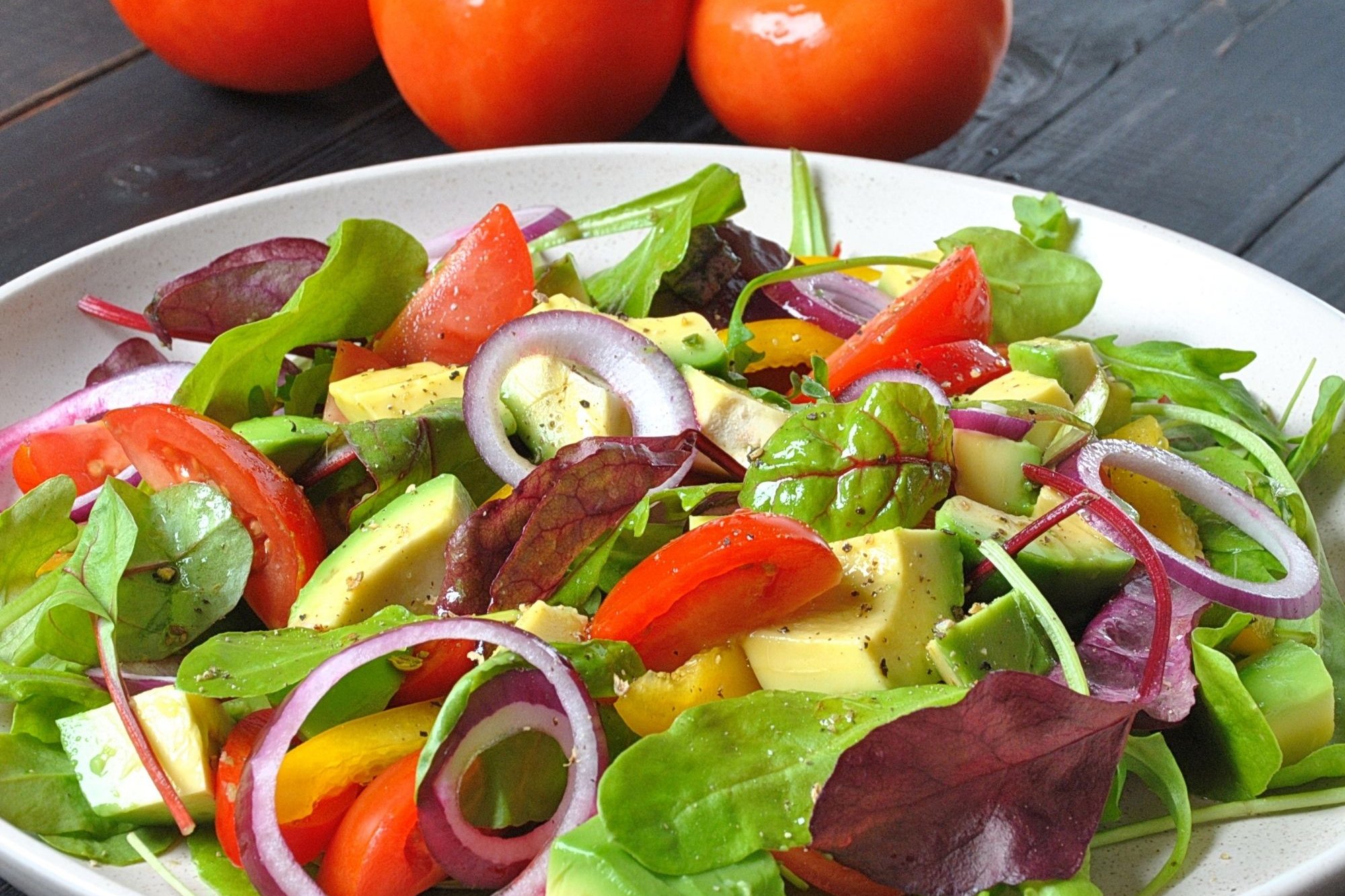 Green Avocado Garden Salad