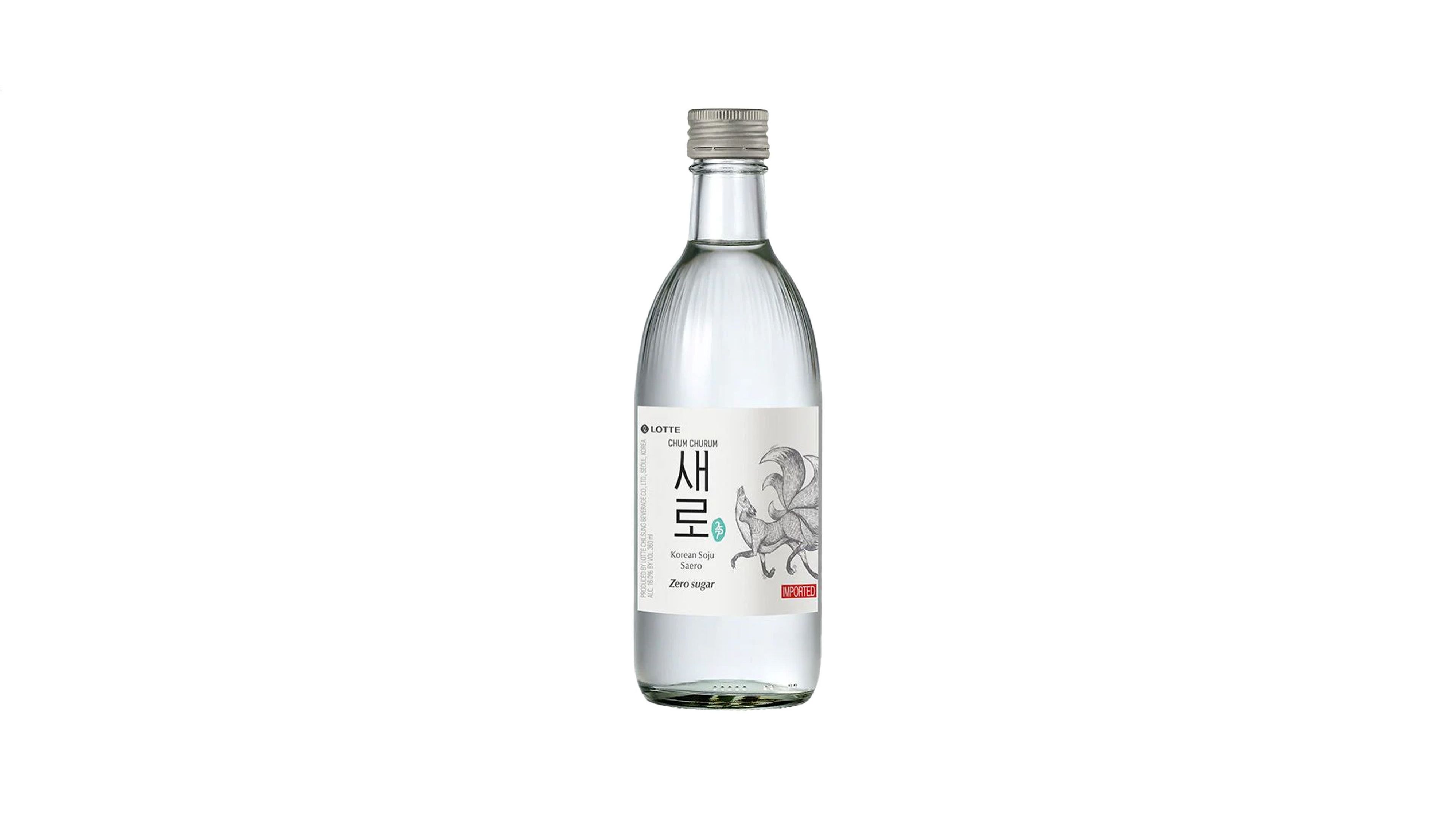 Saero zero, 375ml Soju (16.0% ABV)