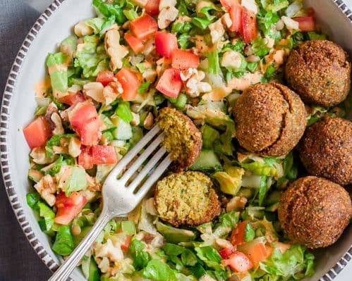 Falafel with Salad (5 pcs)