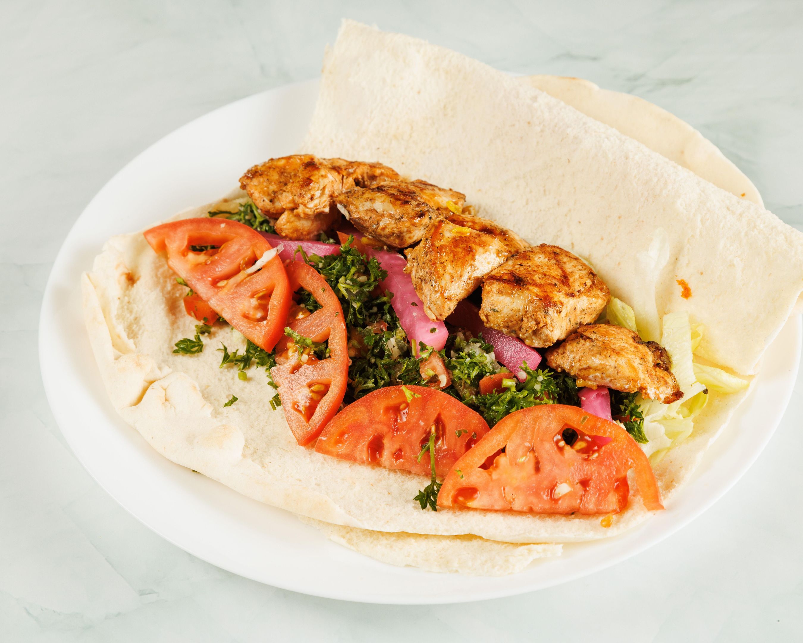 Shish Tawook Wrap