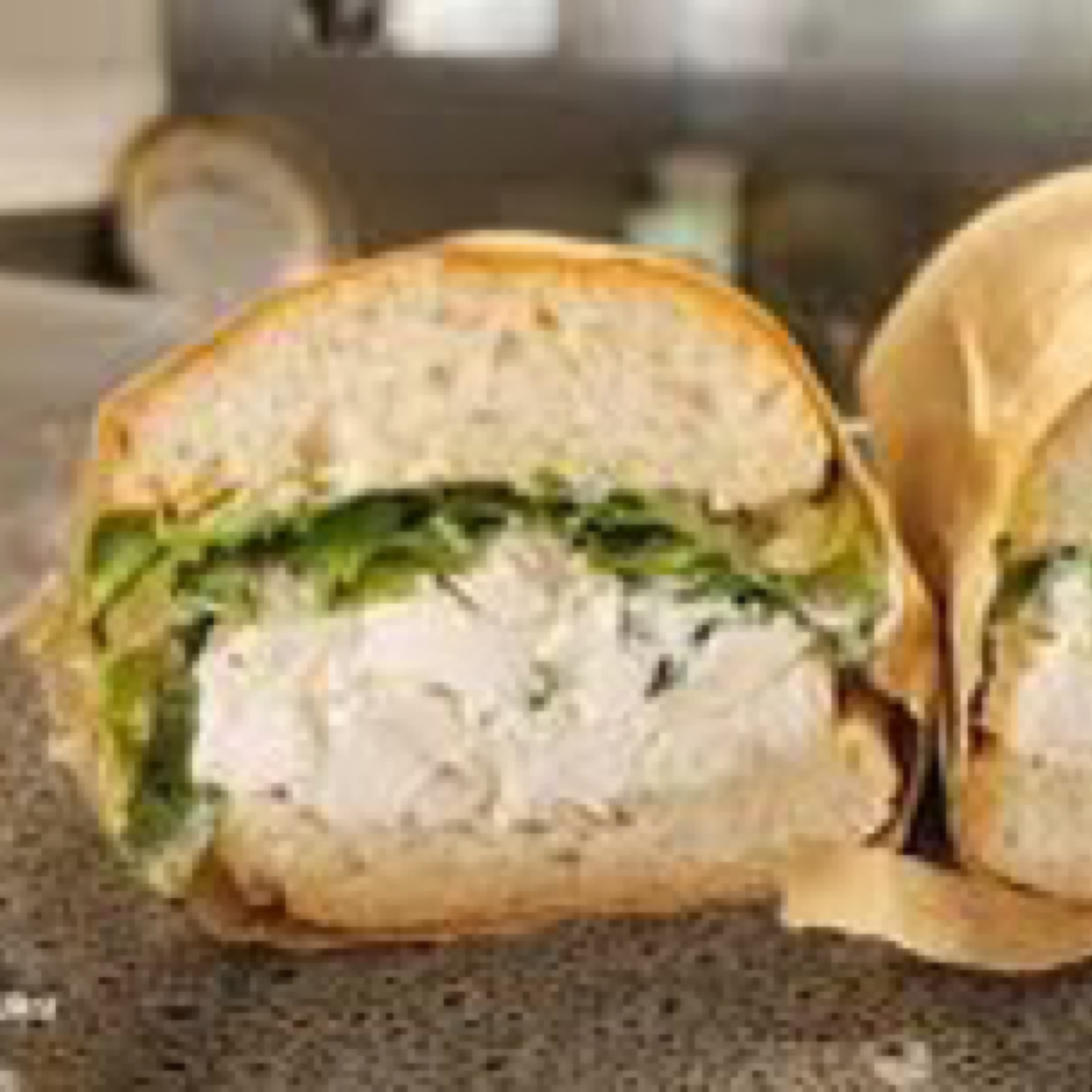 Poached Chicken Avo Sandwich Roll