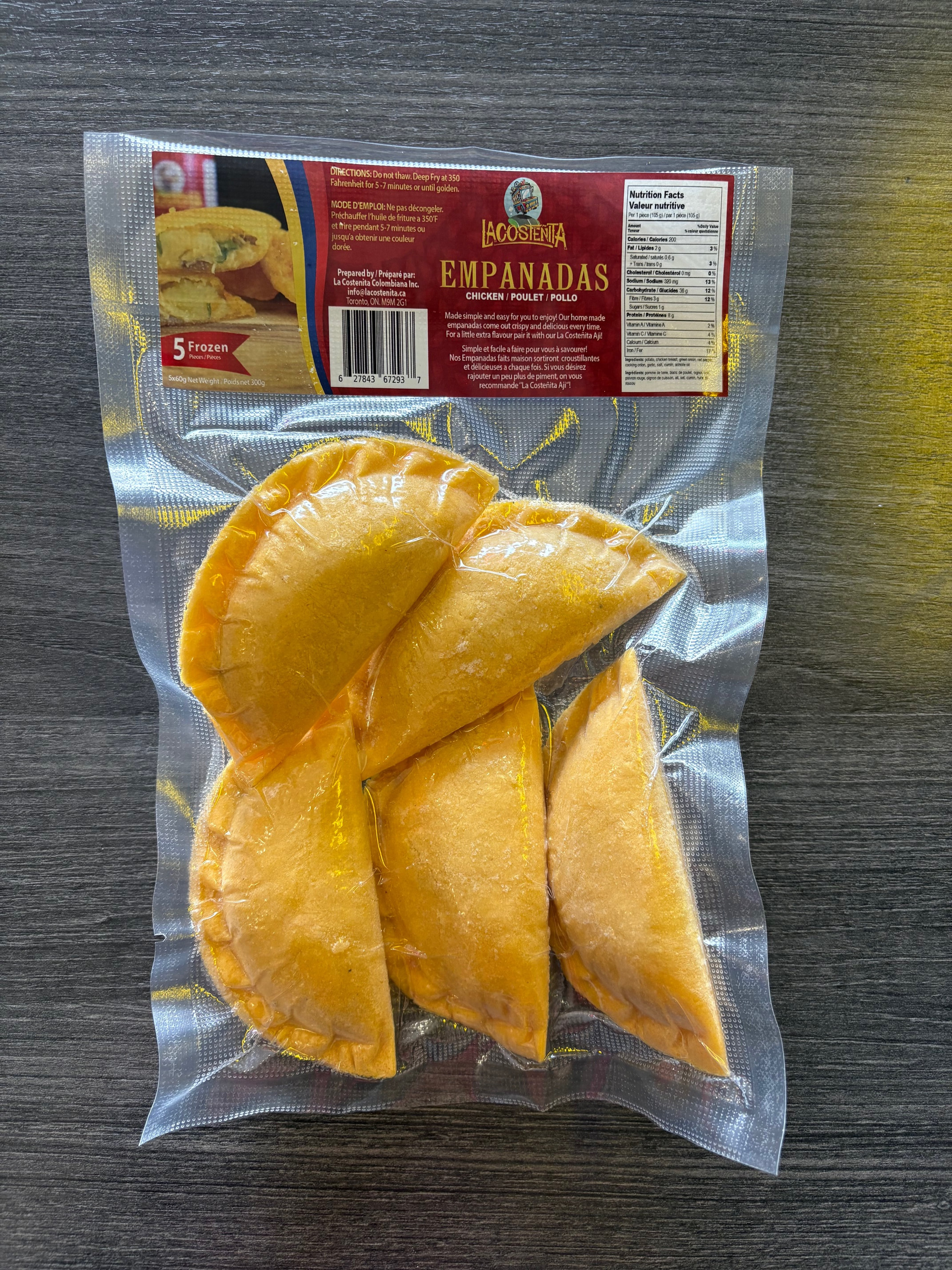 La Costeñita Empanadas de Pollo