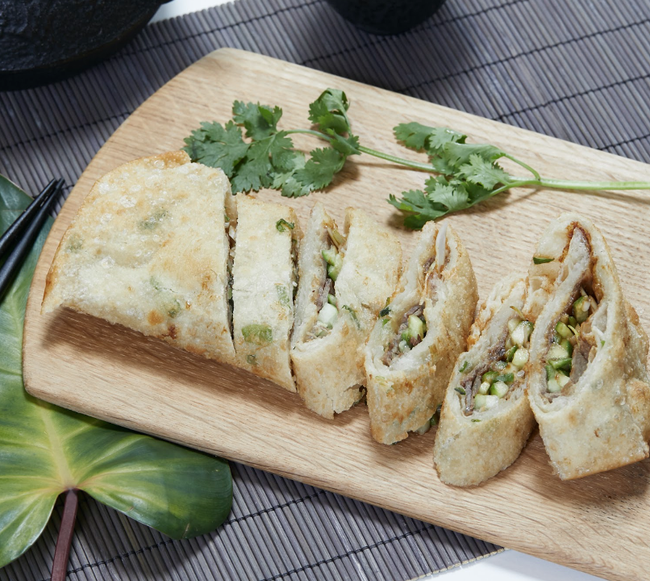 Beef Scallion Pancake Wrap