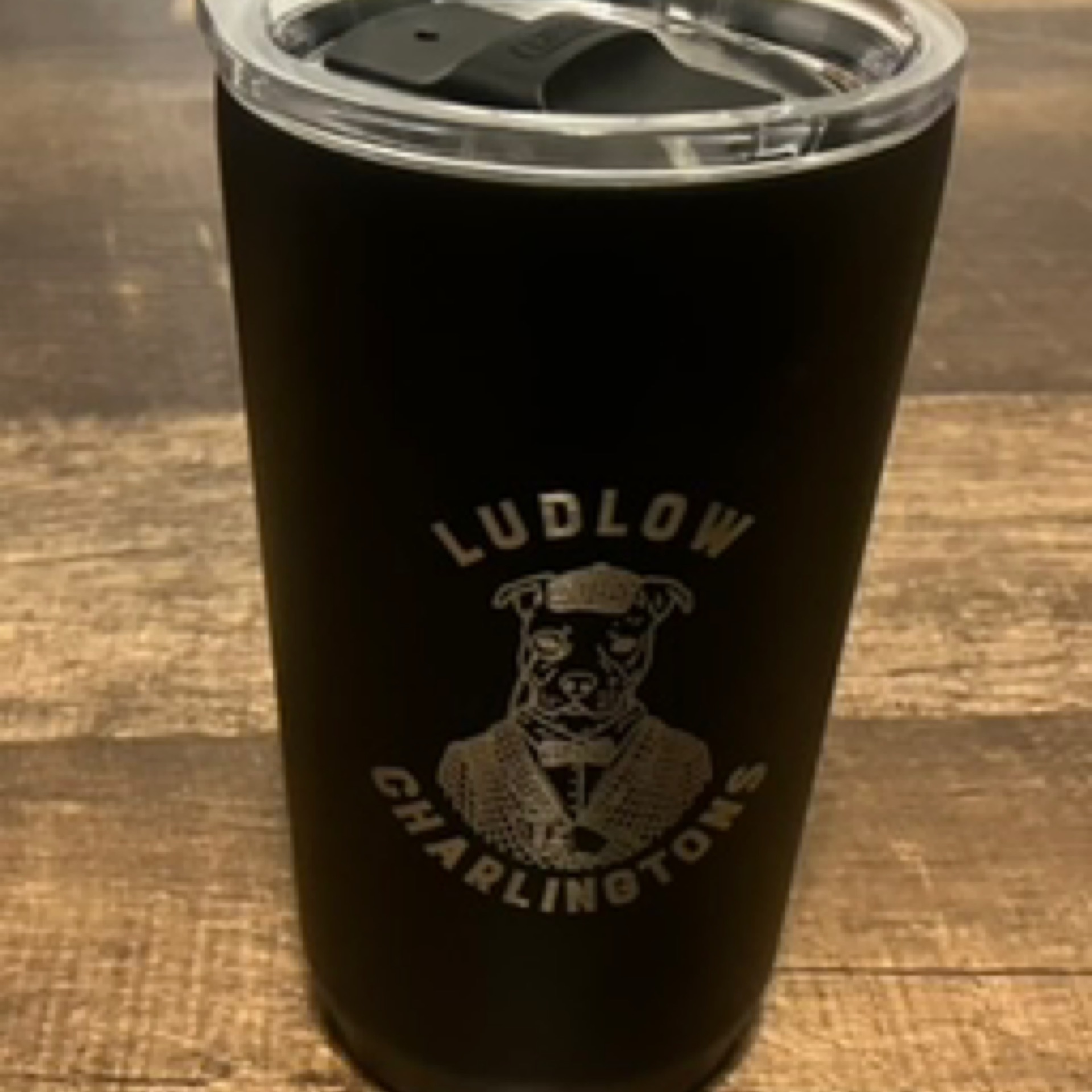 Ludlow Black "Etch" 16oz Tumbler