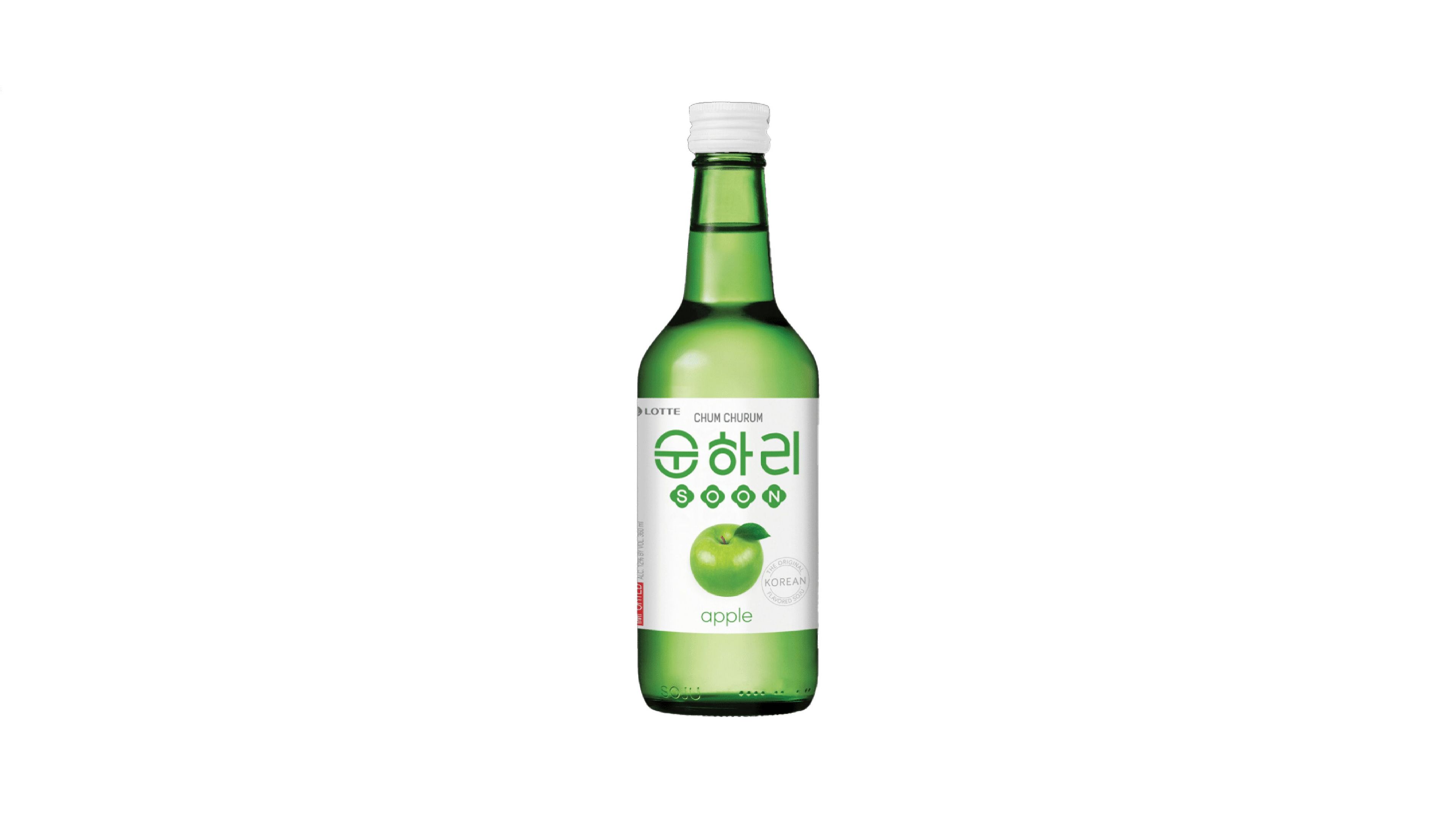 Chum Churum Apple, 360mL Soju (12.0% ABV)