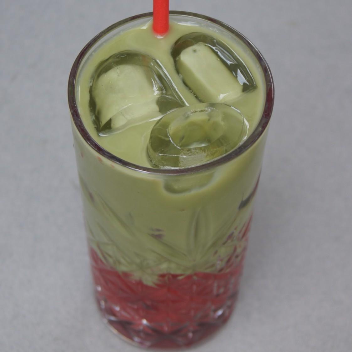 Iced Strawberry Matcha