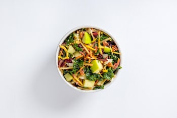 Kale & Apple Rainbow Salad