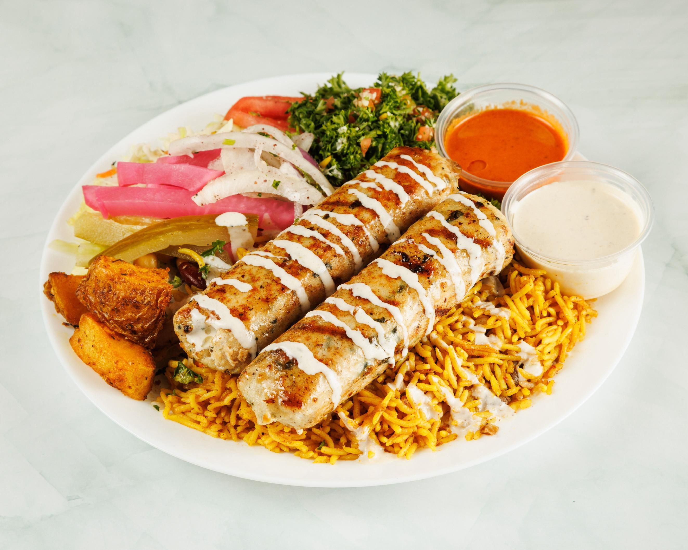 Chicken Kofta Platter