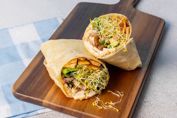 Chicken & Hummus Crunch Wrap